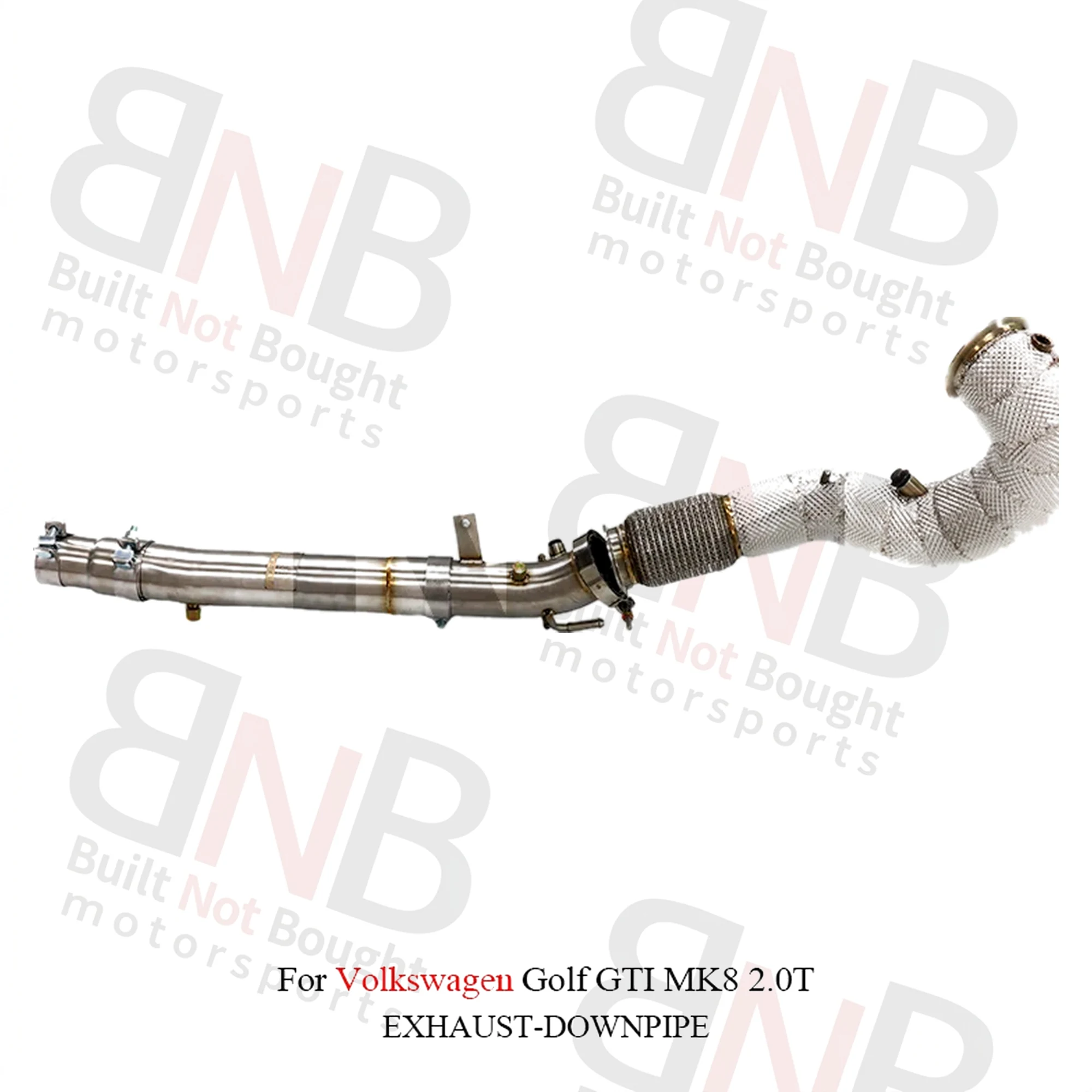 BNB Stainless Steel Exhaust Downpipe for Volkswagen Golf GTI MK8 2.0T