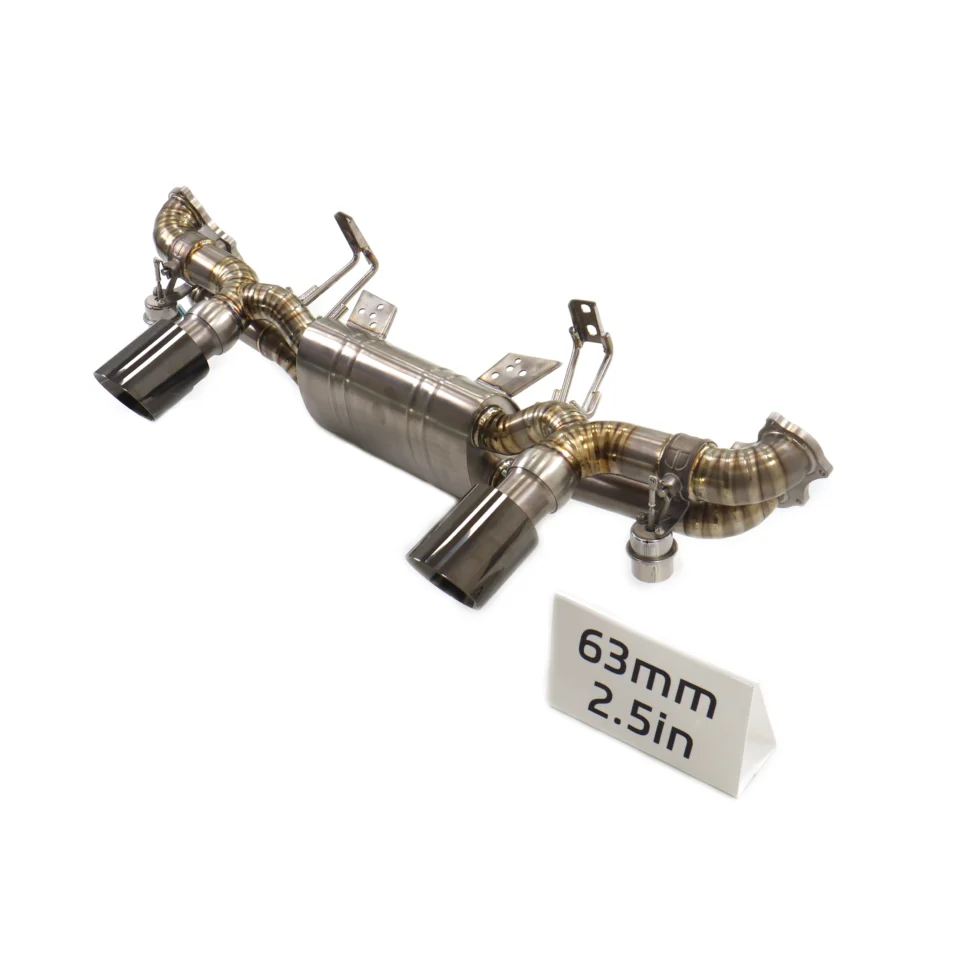 BNB Valvetronic Exhaust Titanium Catback for Porsche 718 GT4 4.0T