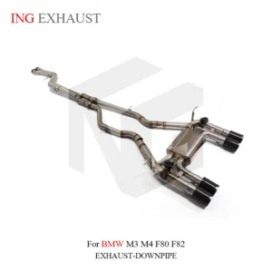 BNB F8X Catback Exhaust Stainless Steel Valvetronic Pipes for BMW M3 M4 F80 F82