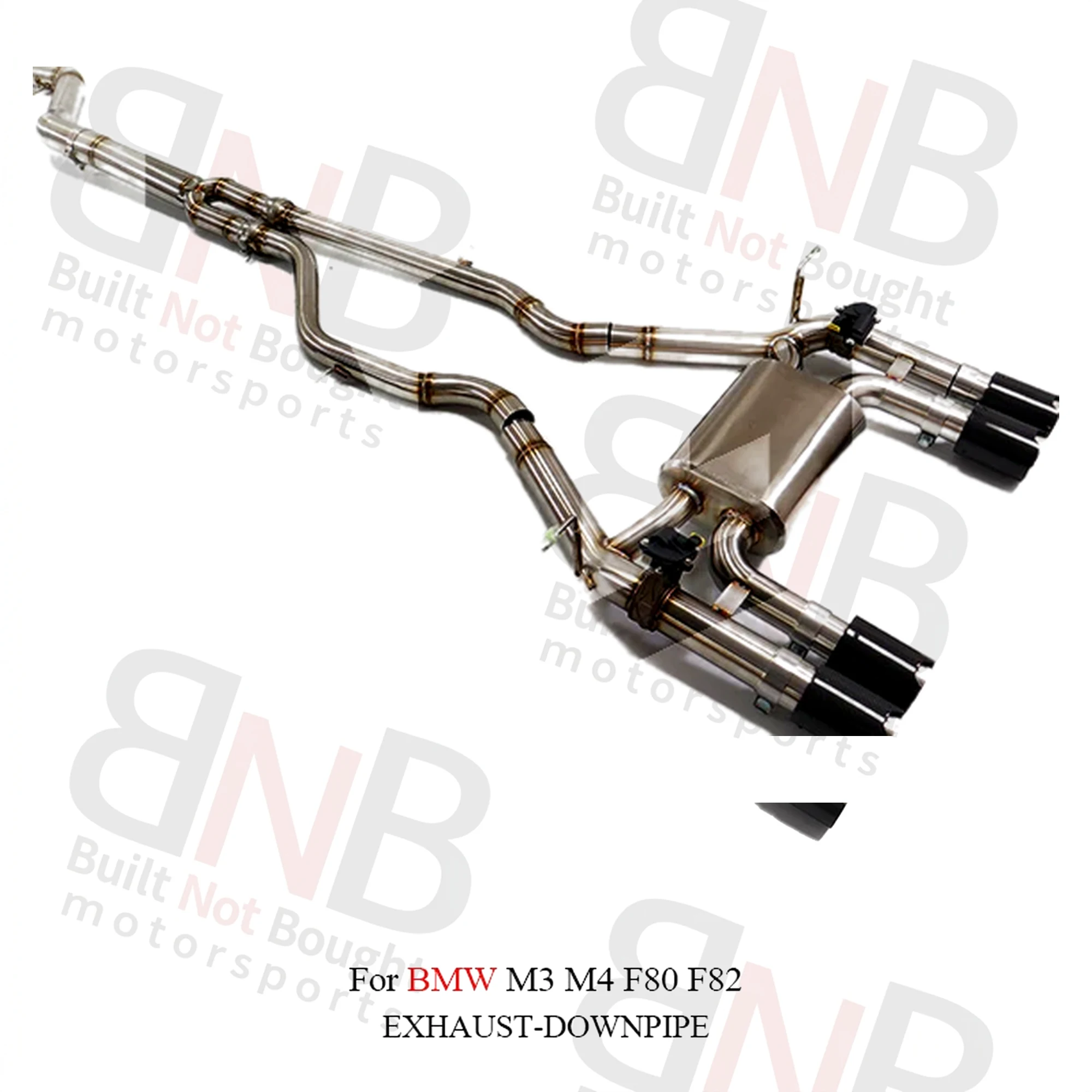 BNB F8X Catback Exhaust Stainless Steel Valvetronic Pipes for BMW M3 M4 F80 F82