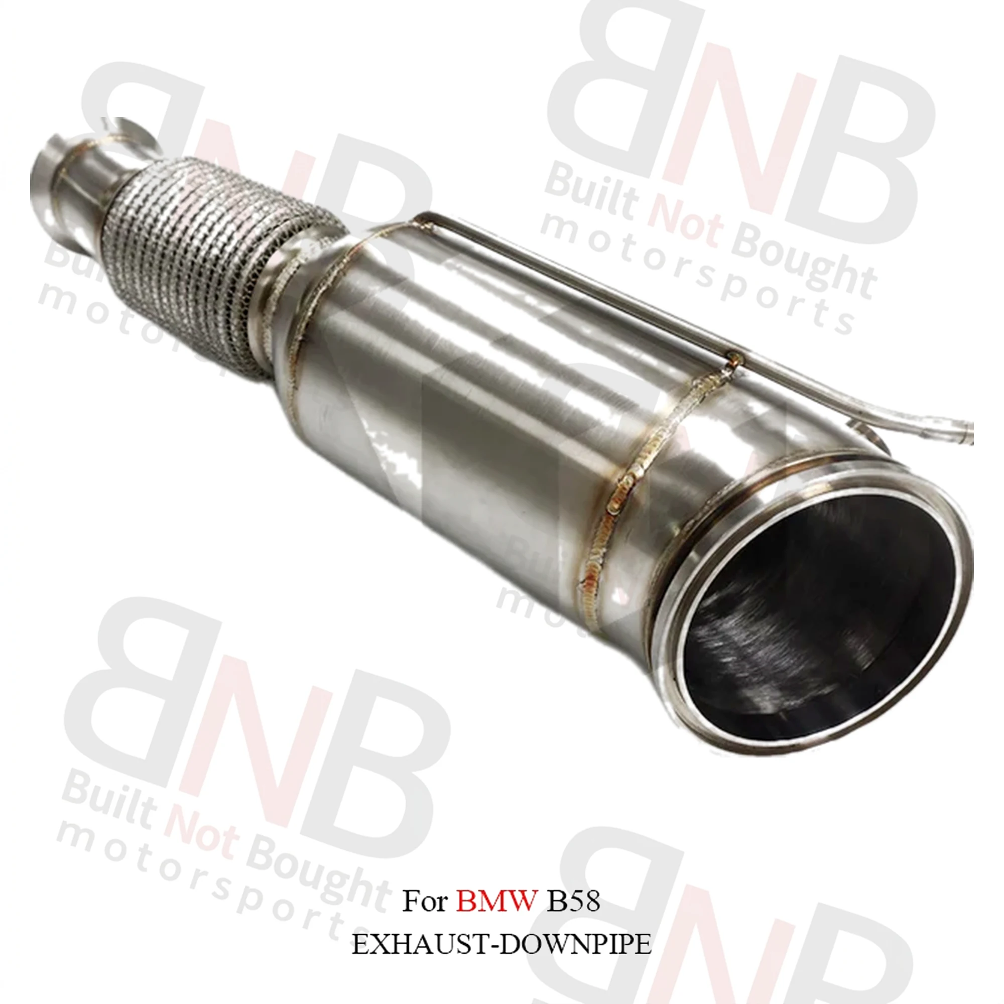 BNB Titaniumz Stainless Steel Downpipe for BMW B58 1.5mm Silvery