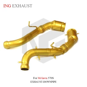 BNB Titaniumz Ceramic Coated Exhaust Downpipe for Mclaren 540C 570S 570GT