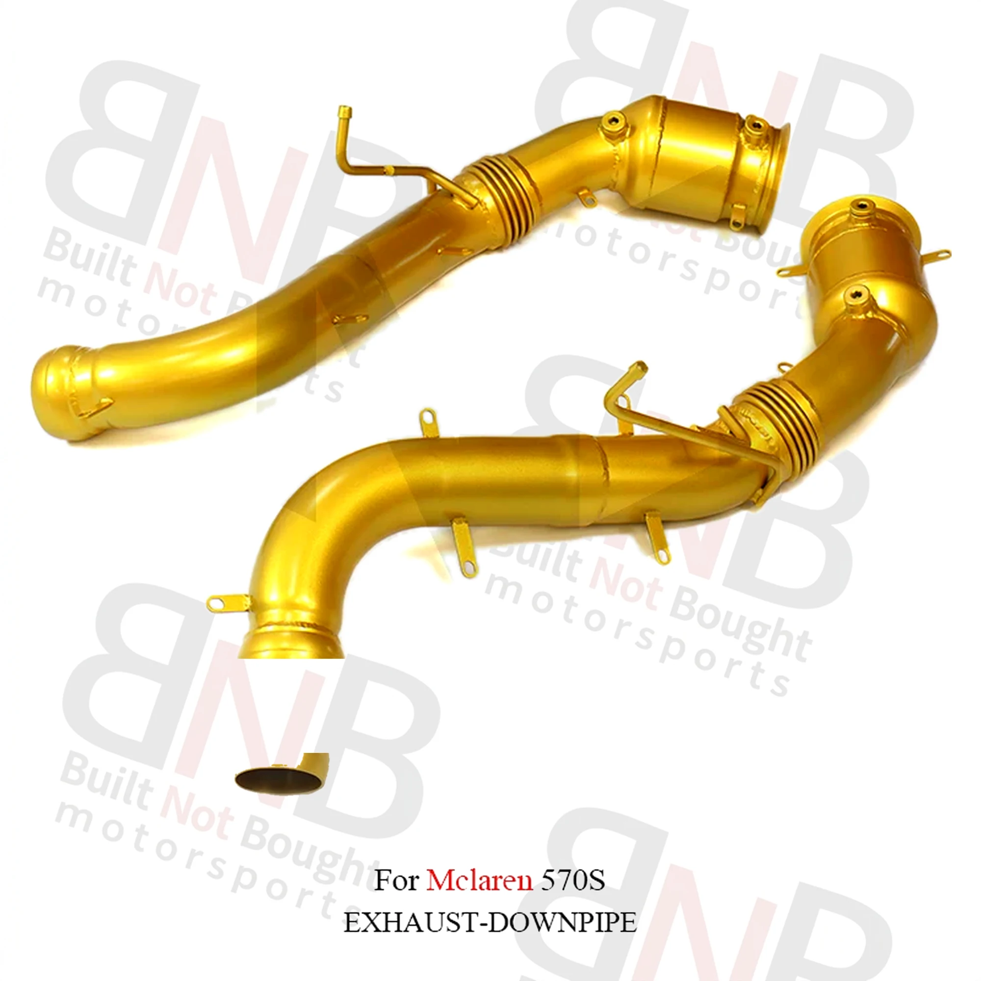 BNB Titaniumz Ceramic Coated Exhaust Downpipe for Mclaren 540C 570S 570GT