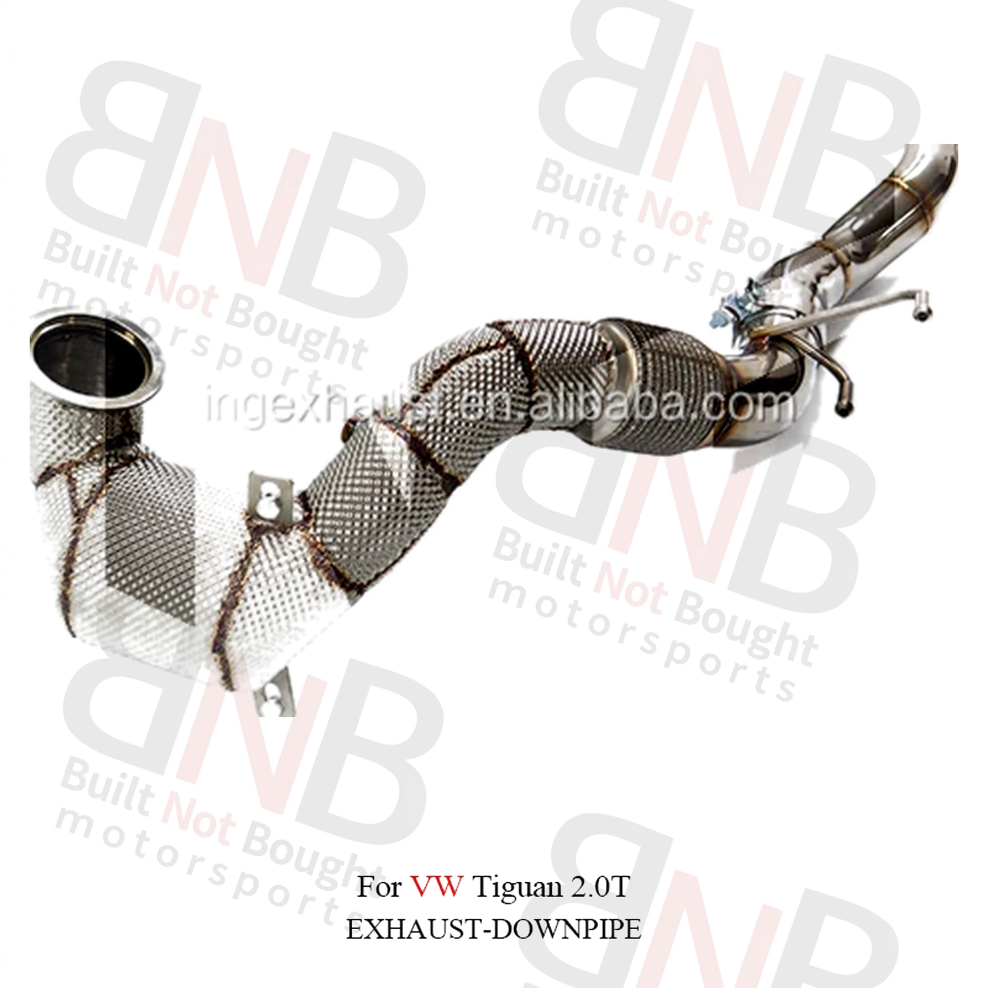BNB Titaniumz Stainless Steel 304 Downpipe for Volkswagen 1.4T 2.0T