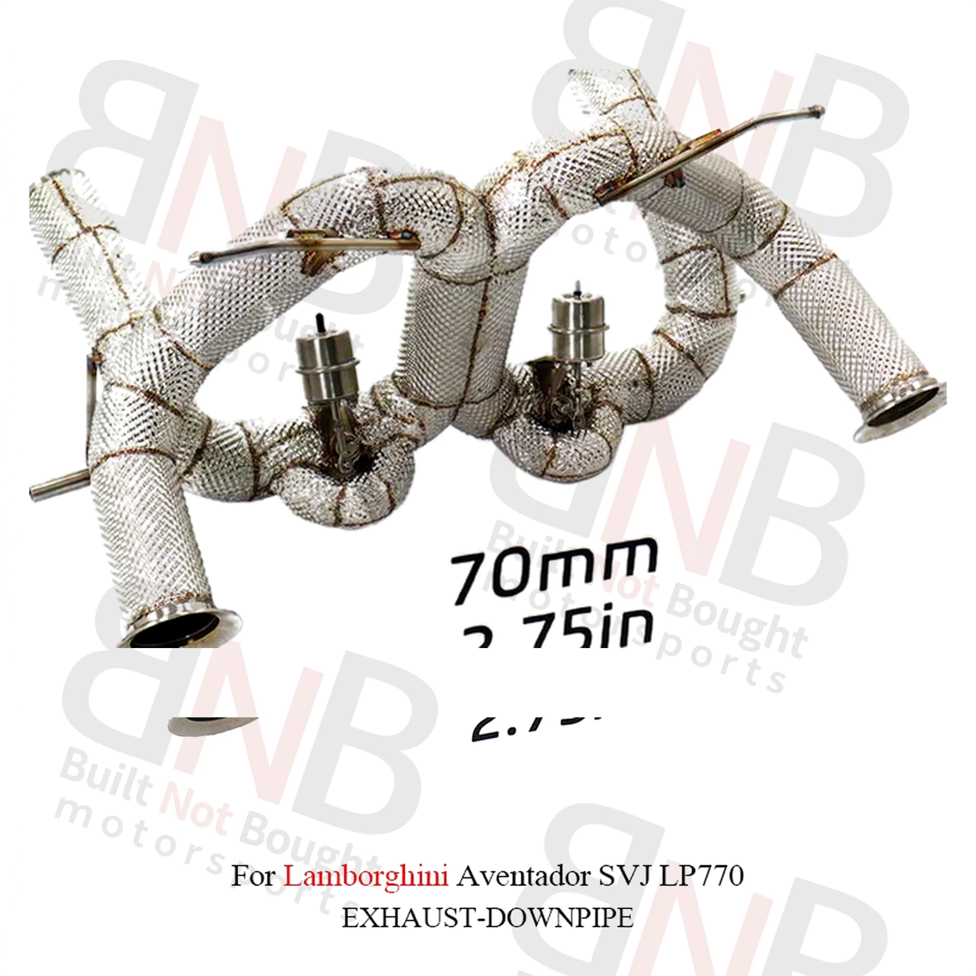 BNB Titaniumz Exhaust Muffler Valve for Lamborghini Aventador SVJ LP770