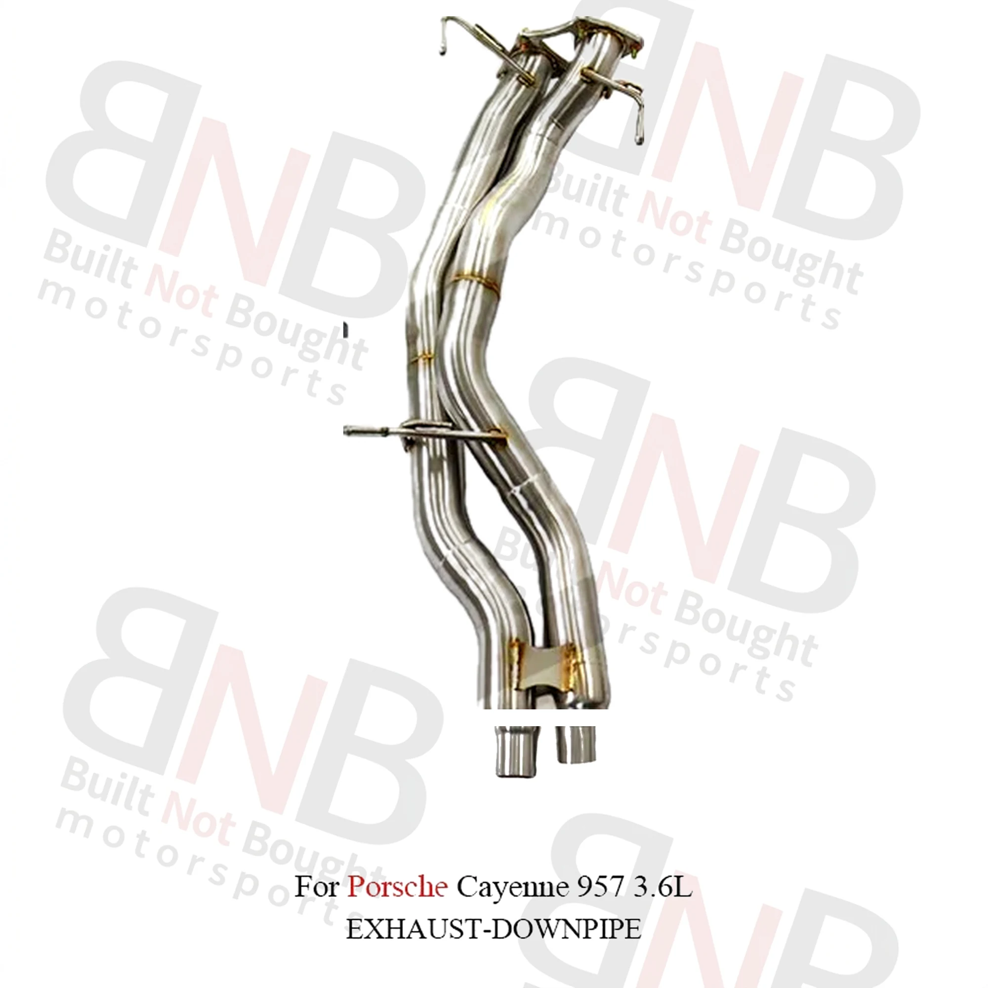 BNB Titaniumz Front Pipe Exhaust System Cayenne 957 3.6L 80x40x30cm Silver
