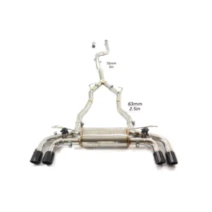 BNB Titaniumz Valvetronic Catback Exhaust for BMW 530E G30 2.0T Stainless Steel