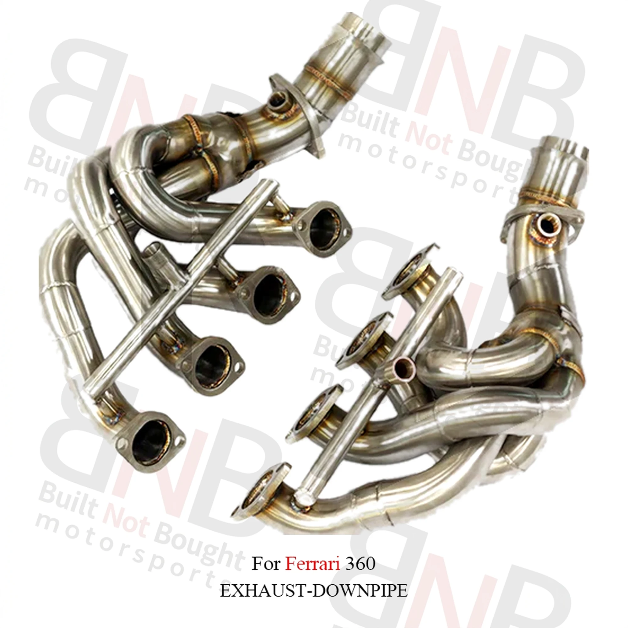 BNB Titaniumz Stainless Steel Exhaust Headers for Ferrari 360 3.6L