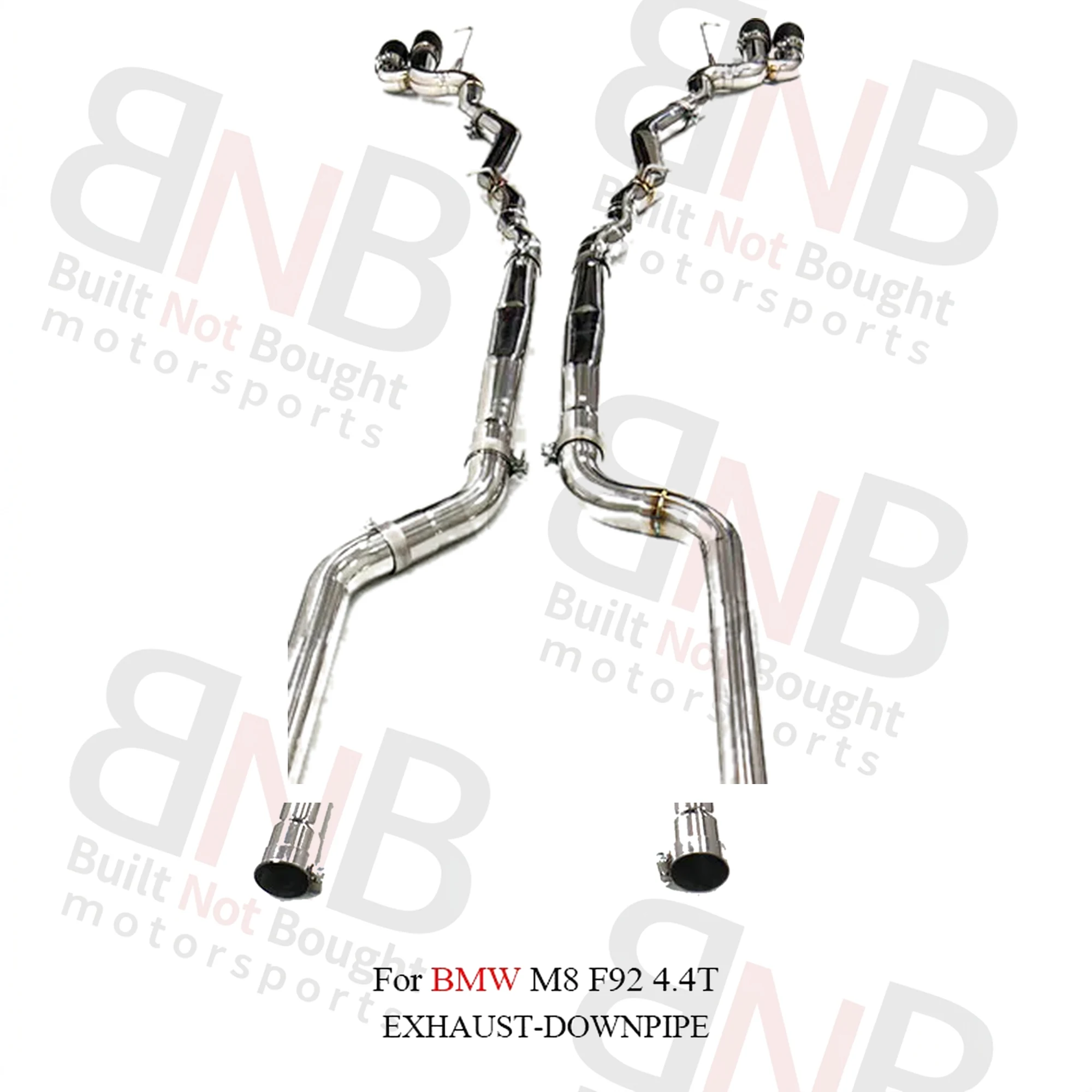 BNB Titaniumz Catback Exhaust for BMW M8 F92 4.4T Stainless Steel