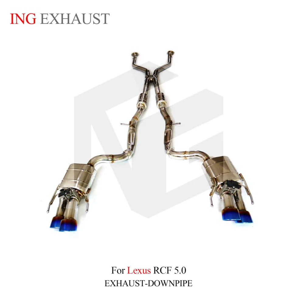 BNB BNB Titaniumz Stainless Steel Catback Exhaust for Lexus RCF 5.0 Silvery 120x50x40mm