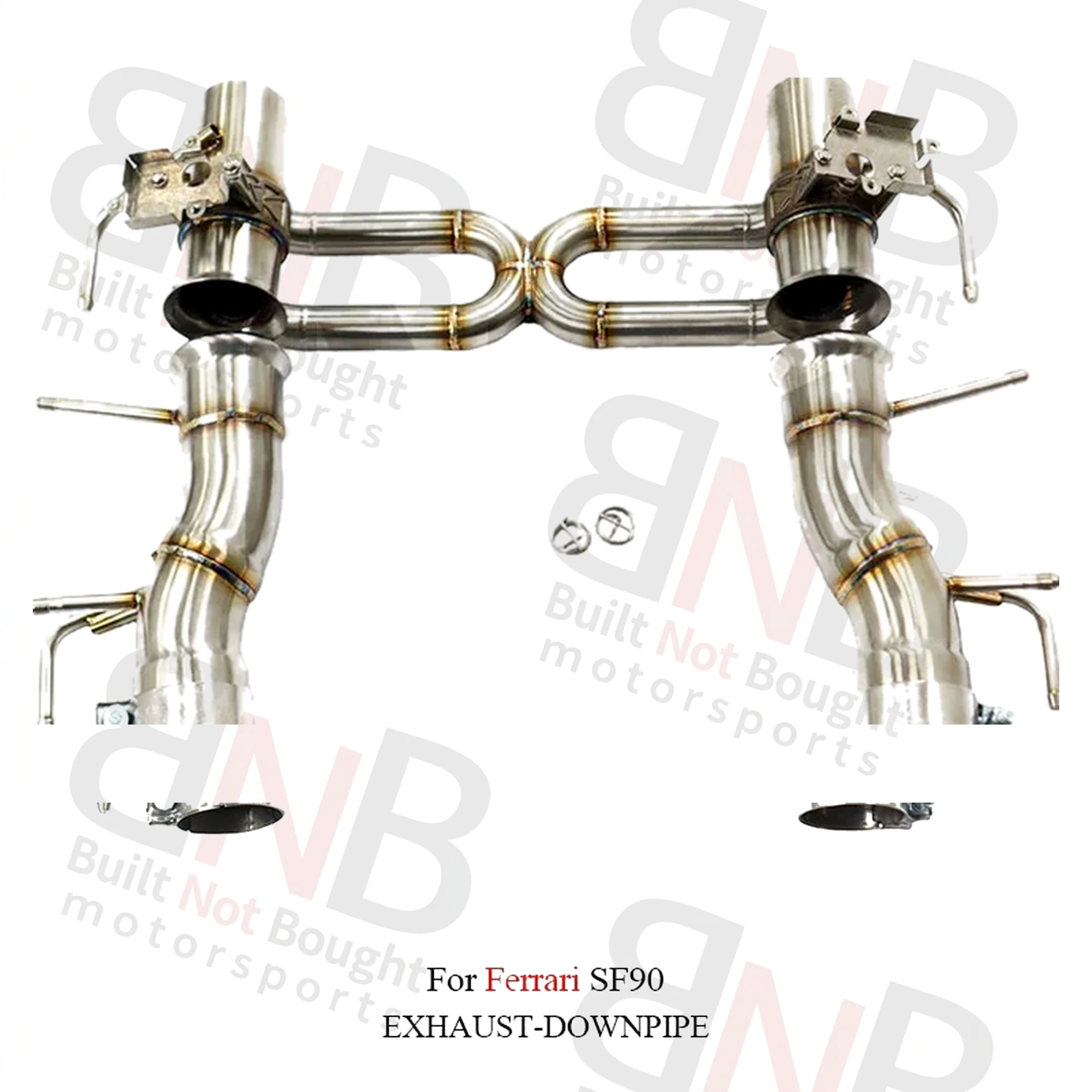 BNB Titaniumz Stainless Steel Valvetronic Exhaust for Ferrari SF90 Coupe