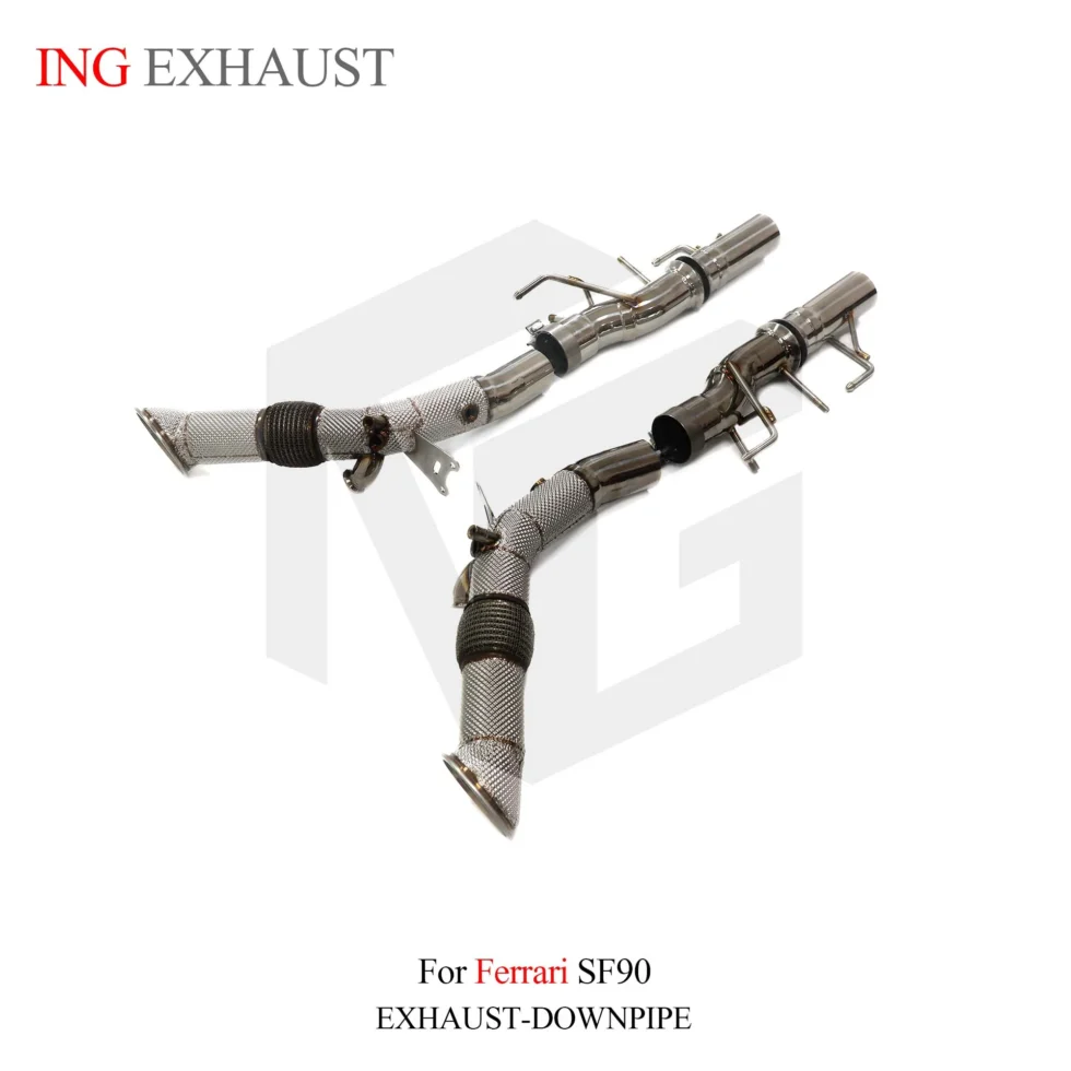 BNB Titaniumz Full Set Exhaust System for Ferrari SF90 2019- Catback Downpipe