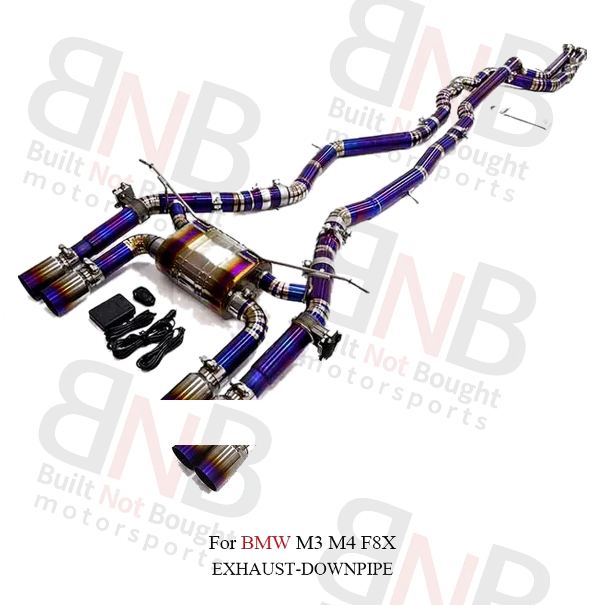 BNB Titaniumz High Flow Exhaust Catback for BMW M3 M4 F80 F82