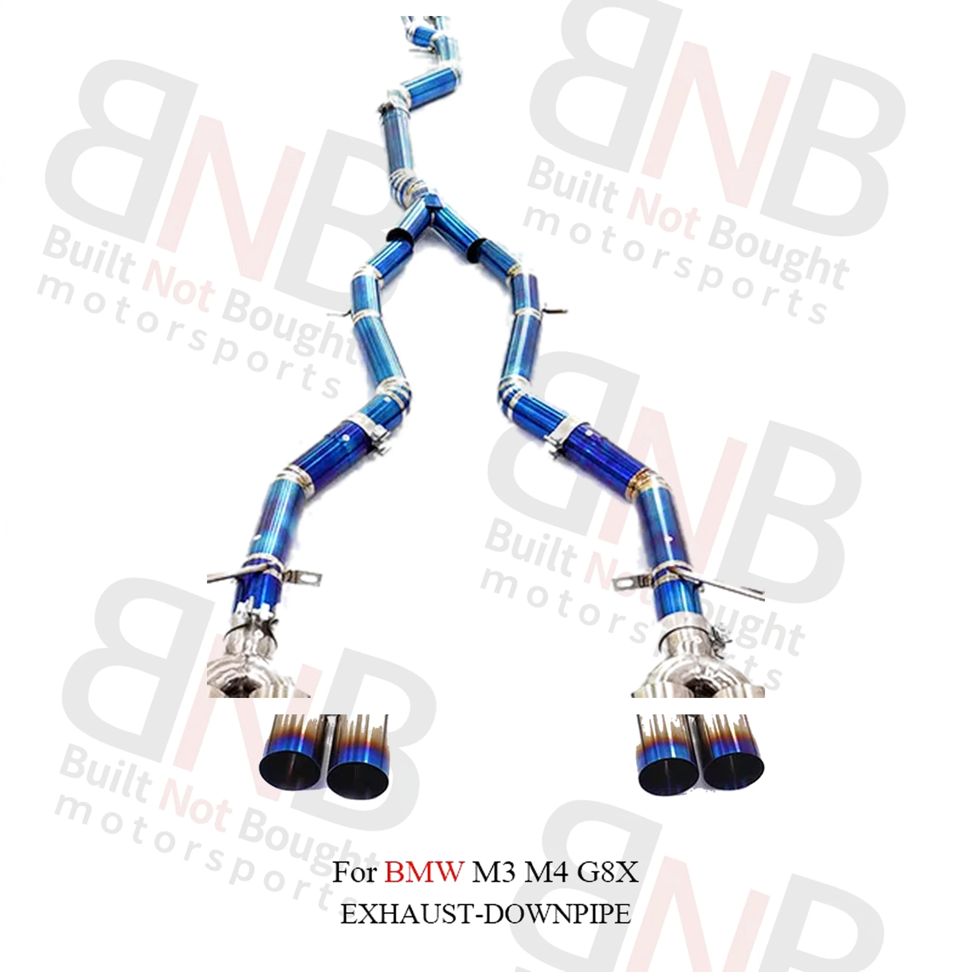 BNB Titaniumz Catback Exhaust with Valve Golden BMW M3 M4 G8X