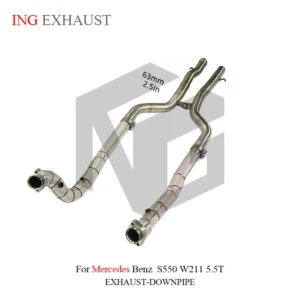 BNB Titaniumz Downpipe Exhaust System for Mercedes Benz S550 W211 5.5T