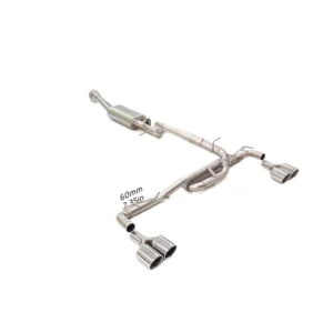 BNB Titaniumz Valvetronic Exhaust Pipes for Hummer H2 6.2L Catback