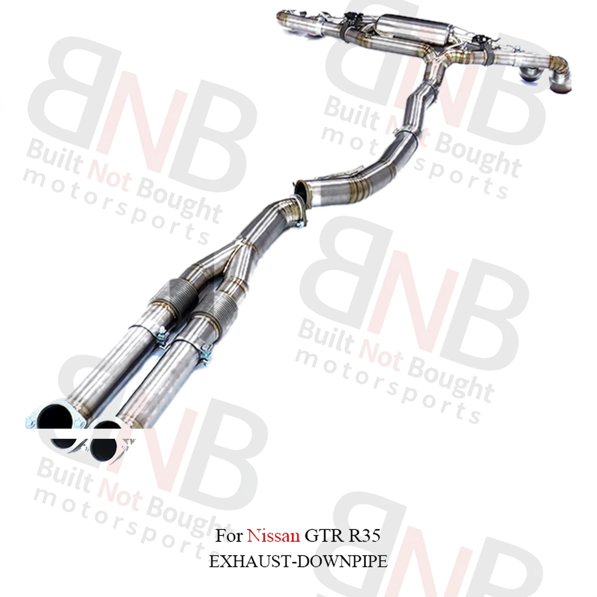 BNB Titaniumz Nissan GTR R35 Titanium Exhaust Catback System Valvetronic