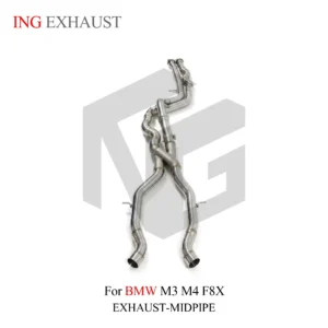 BNB BMW M3 M4 F8X Stainless Steel Midpipe With Z-Pipe
