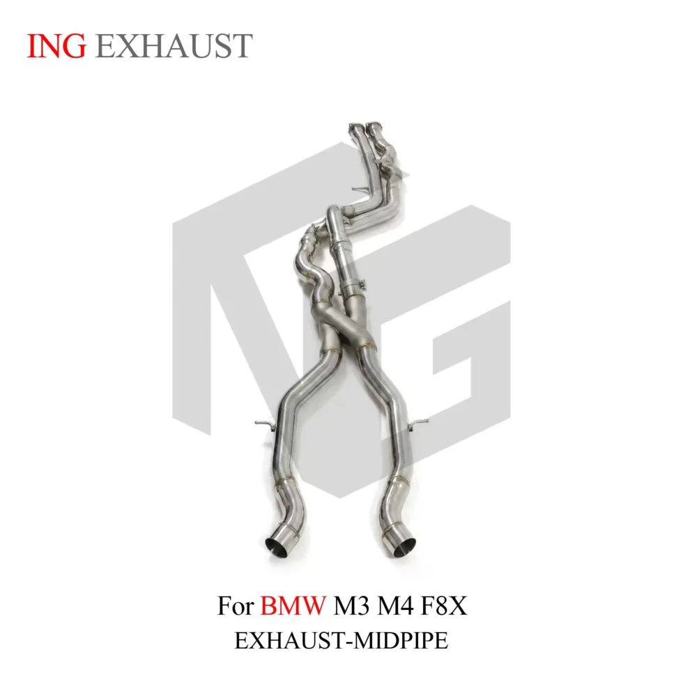 BNB BMW M3 M4 F8X Stainless Steel Midpipe With Z-Pipe