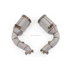 BNB Titaniumz Stainless Steel Performance Downpipe for Cayenne S 2.9T 2019+