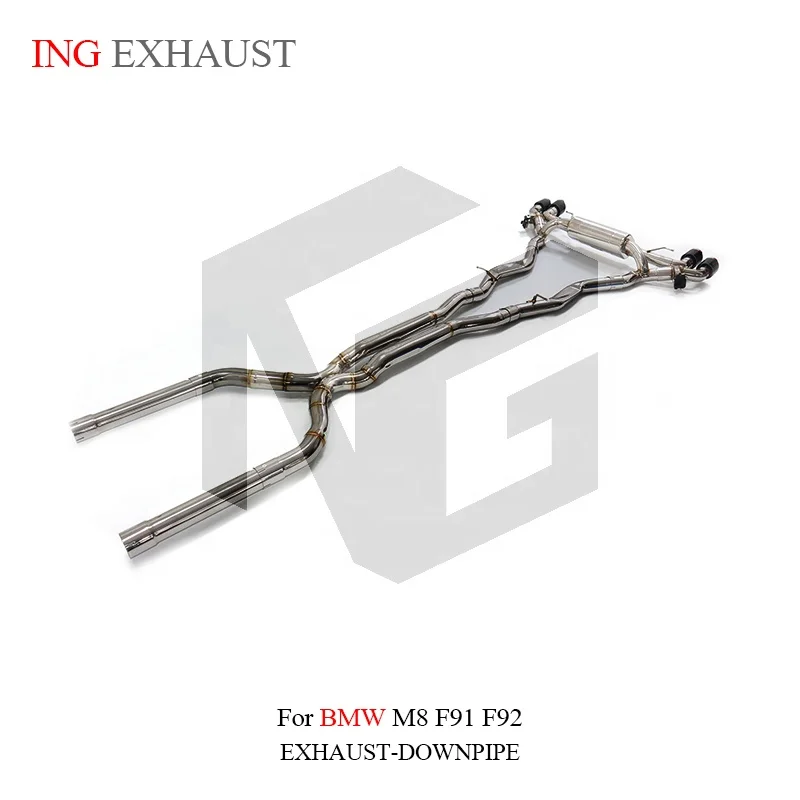 BNB Titaniumz Catback Exhaust BMW M8 F91 F92 4.4T Stainless Steel Valve Muffler