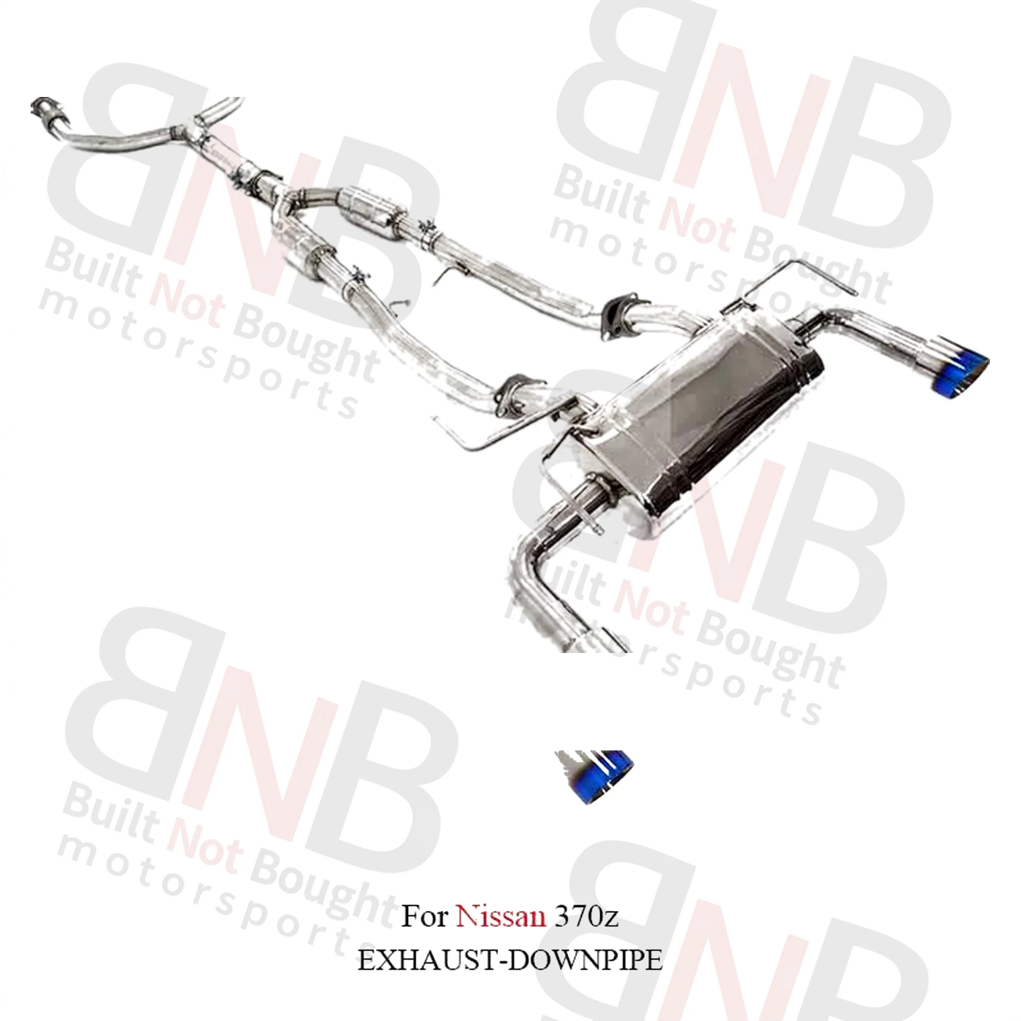 BNB Titaniumz 3.5 SS304 Catback Exhaust Pipe Nissan 350Z/370Z 2003-2006