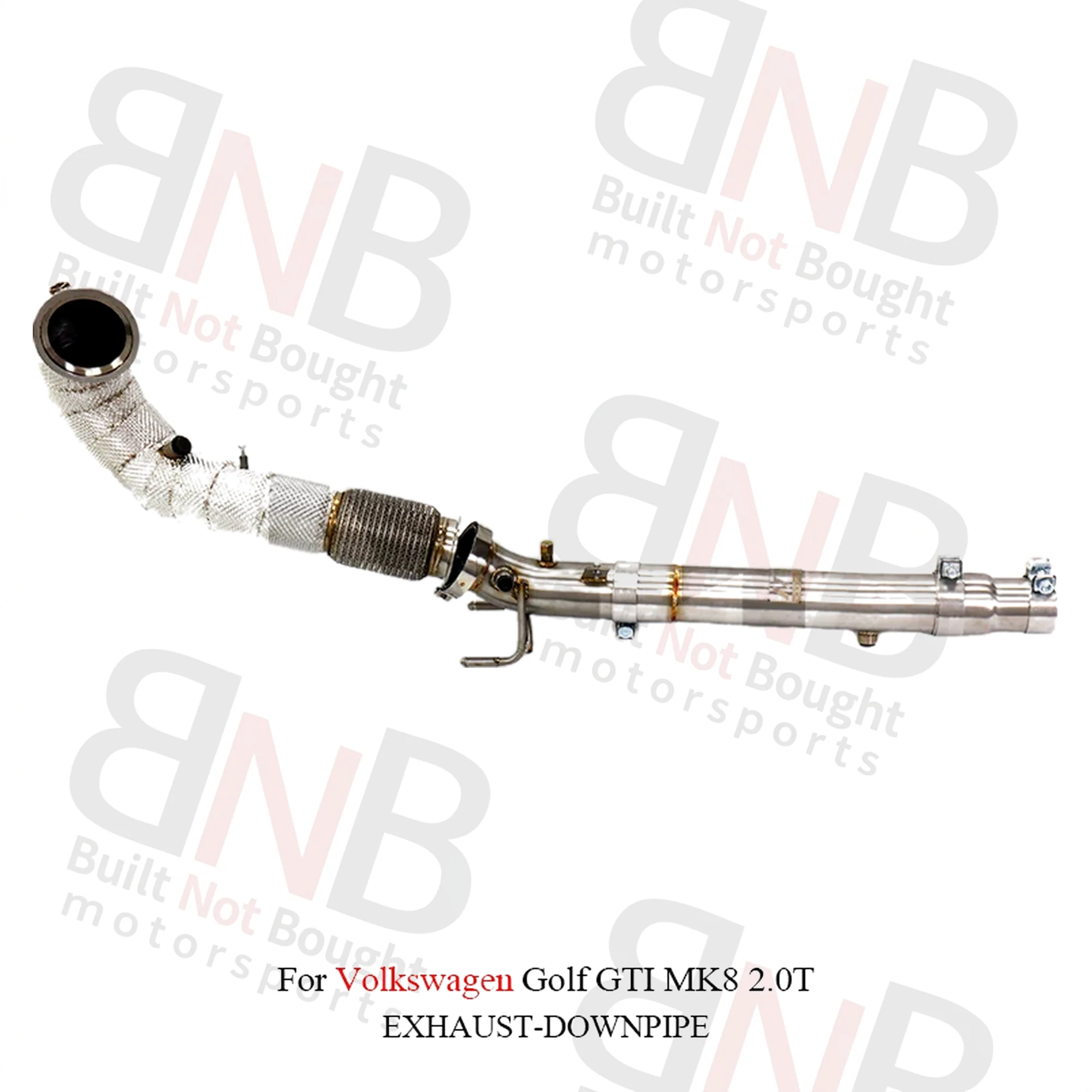 BNB Stainless Steel Exhaust Downpipe for Volkswagen Golf GTI MK8 2.0T