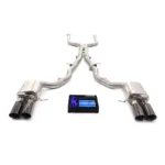 BNB Titaniumz Catback Exhaust with Muffler Valve for BMW 550i F10 N63
