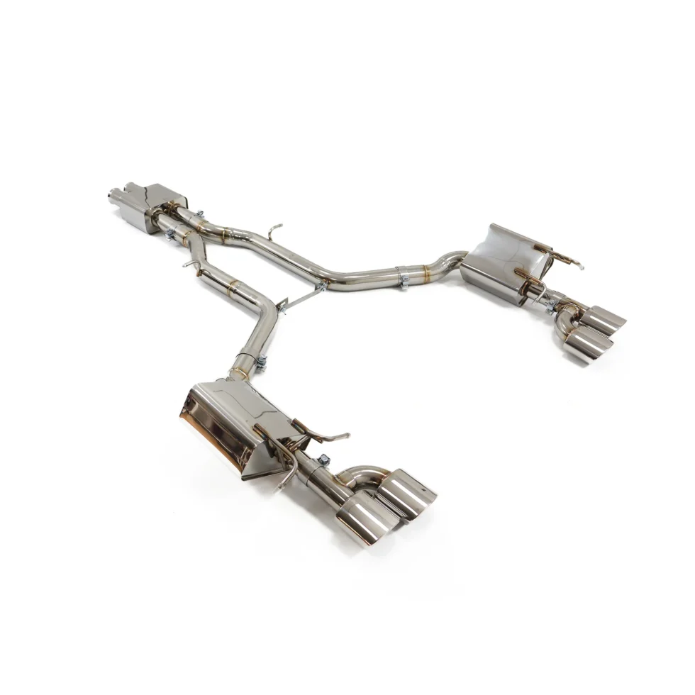 BNB Titaniumz Mercedes-Benz C63 W204 Catback Exhaust Stainless Steel Valved