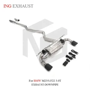 BNB Titaniumz Stainless Catback Exhaust for BMW M235i F22 3.0T Electronic Valves