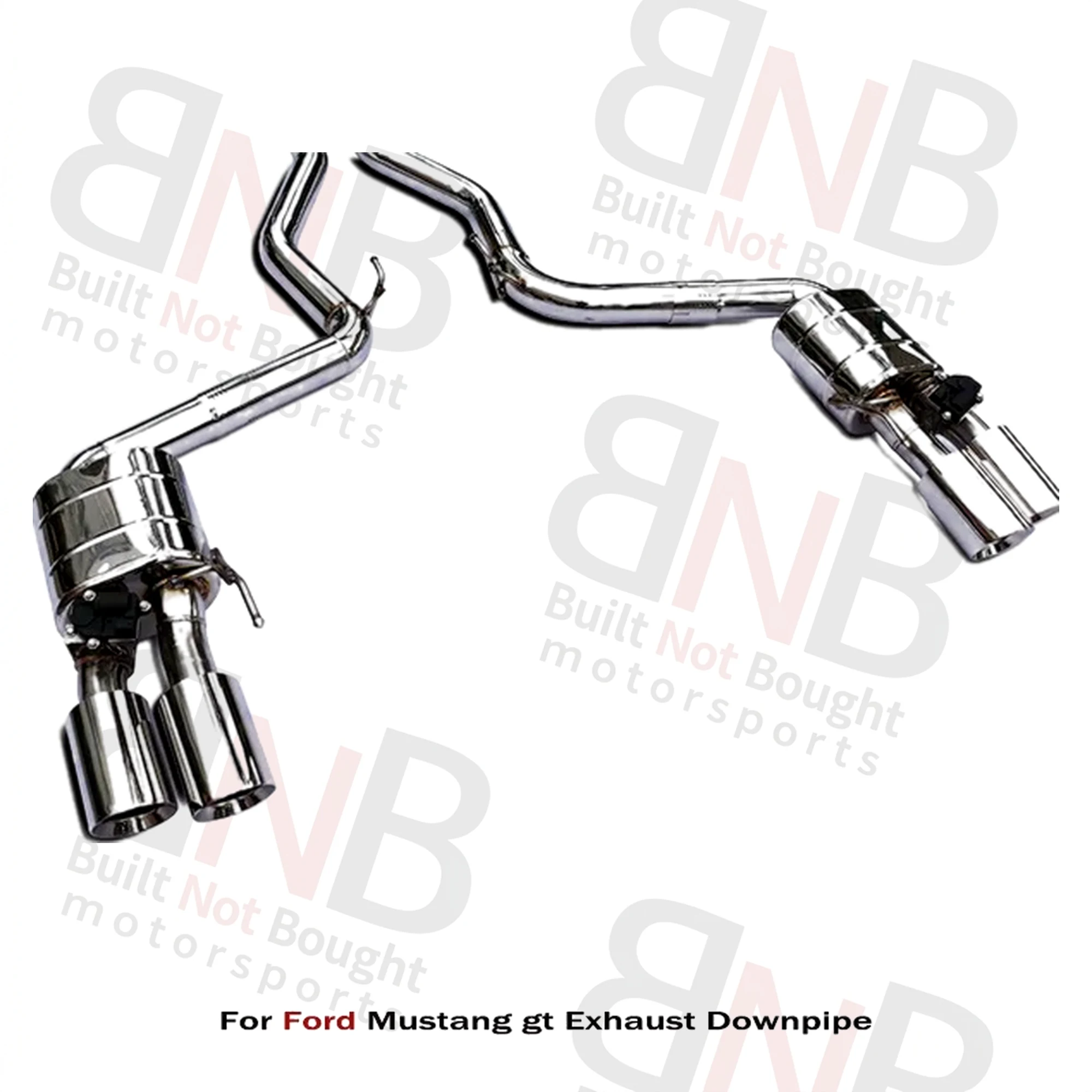 BNB Titaniumz Stainless Steel Catback Exhaust Valve Ford Mustang GT 3.7T 5.0L 2010-2014