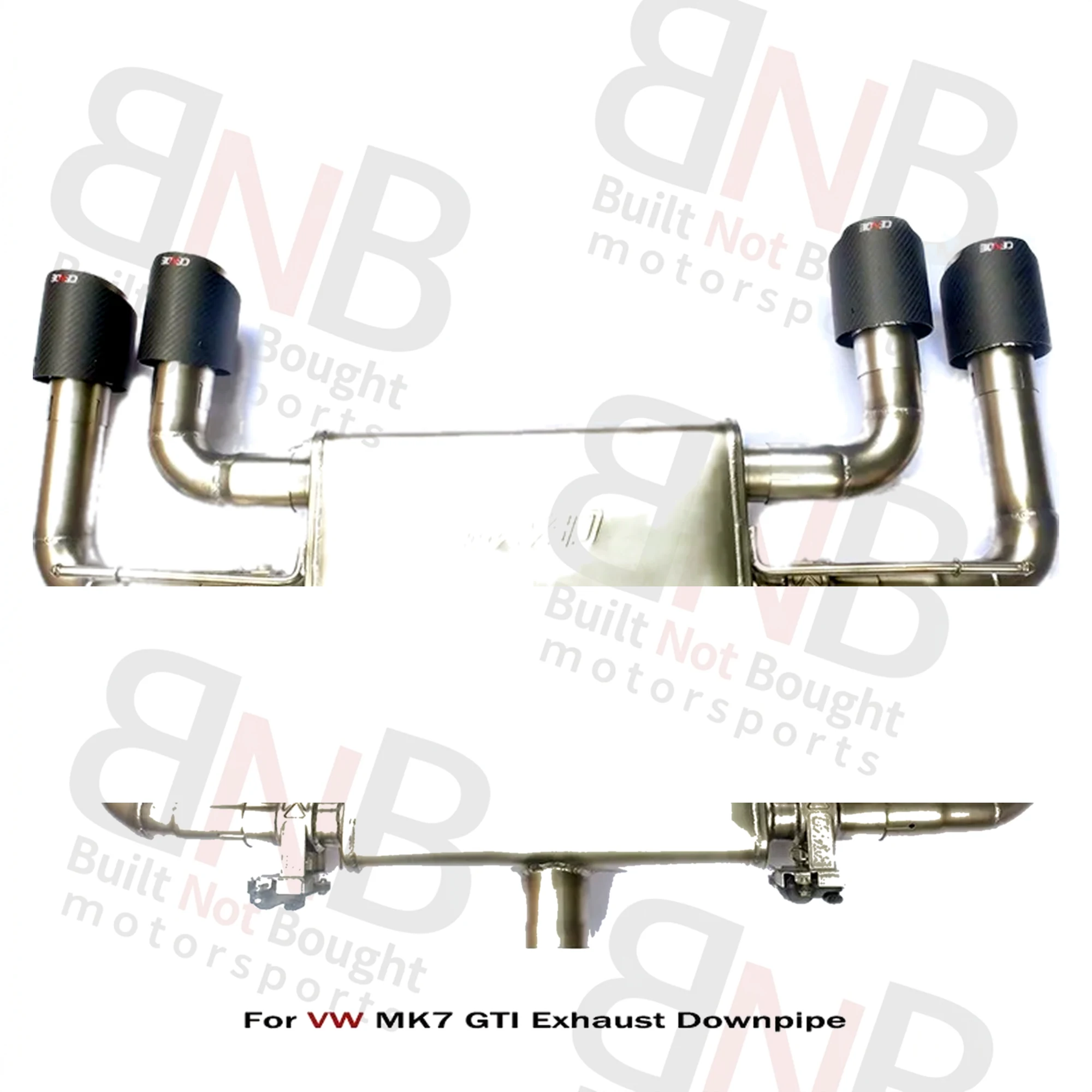 BNB Titaniumz Performance Catback Exhaust Valve VW MK7 GTI 2015+ 2.0T