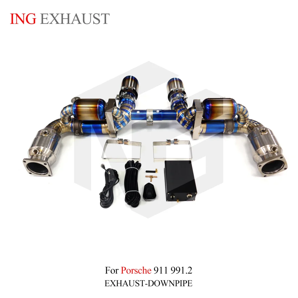 BNB Titaniumz Catback Exhaust Downpipe for Porsche 911 991.2 GT3
