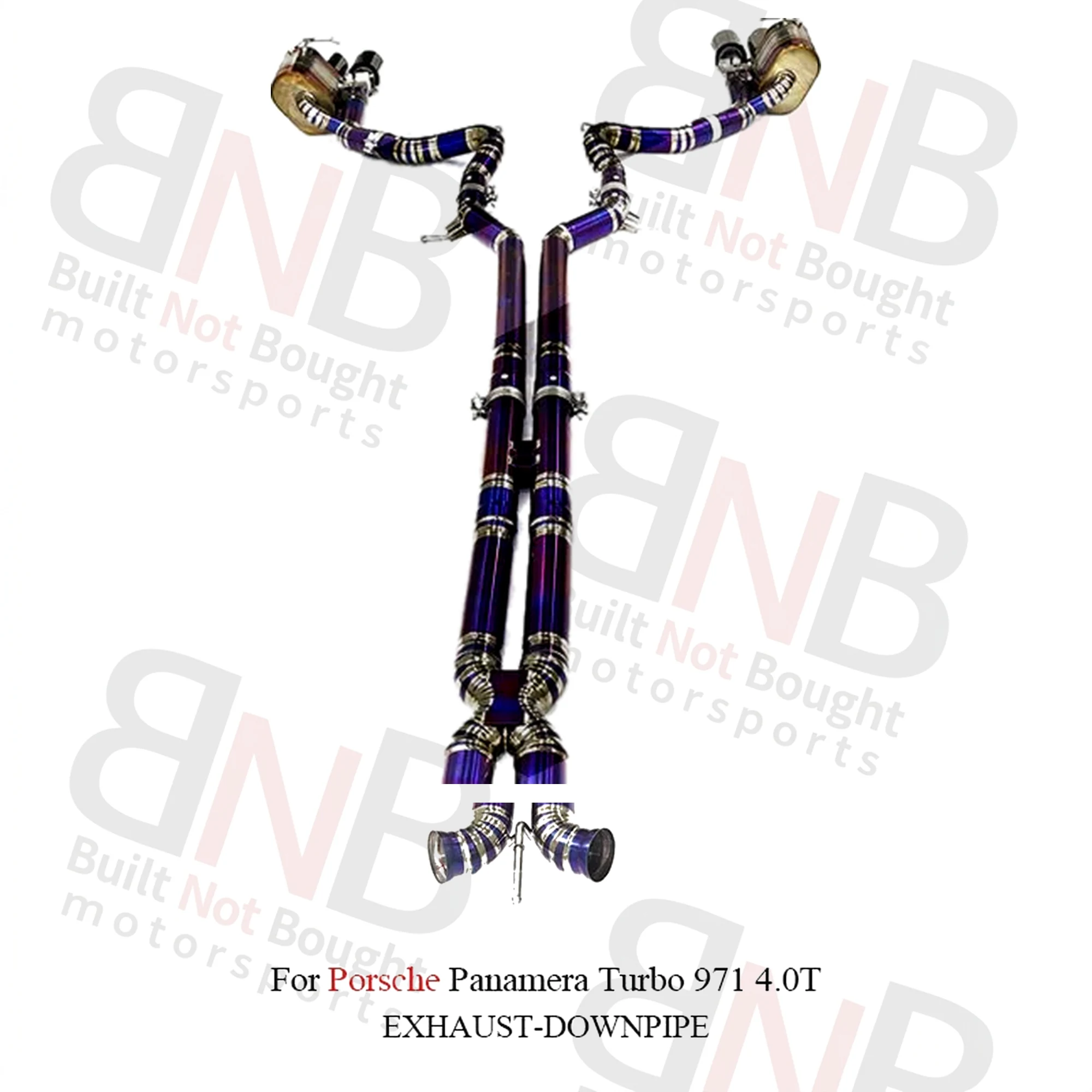 BNB Titaniumz Catback Exhaust System for Porsche Panamera Turbo 971 4.0T