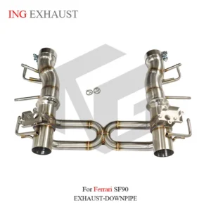 BNB Titaniumz Stainless Steel Exhaust Catback for Ferrari SF90 120x60x30cm Steel