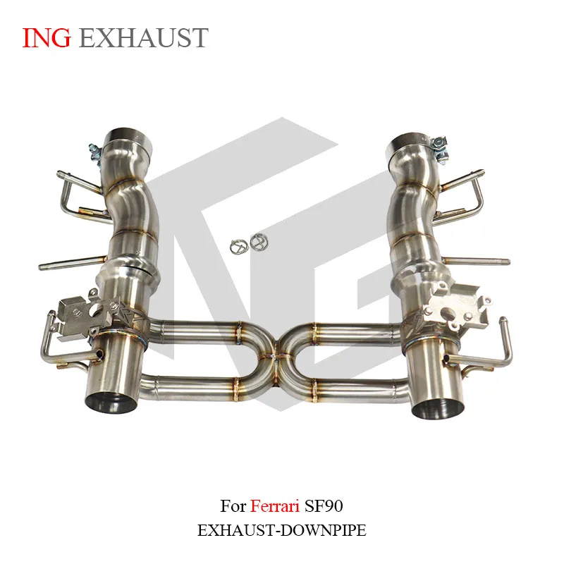 BNB Titaniumz Stainless Steel Exhaust Catback for Ferrari SF90 120x60x30cm Steel