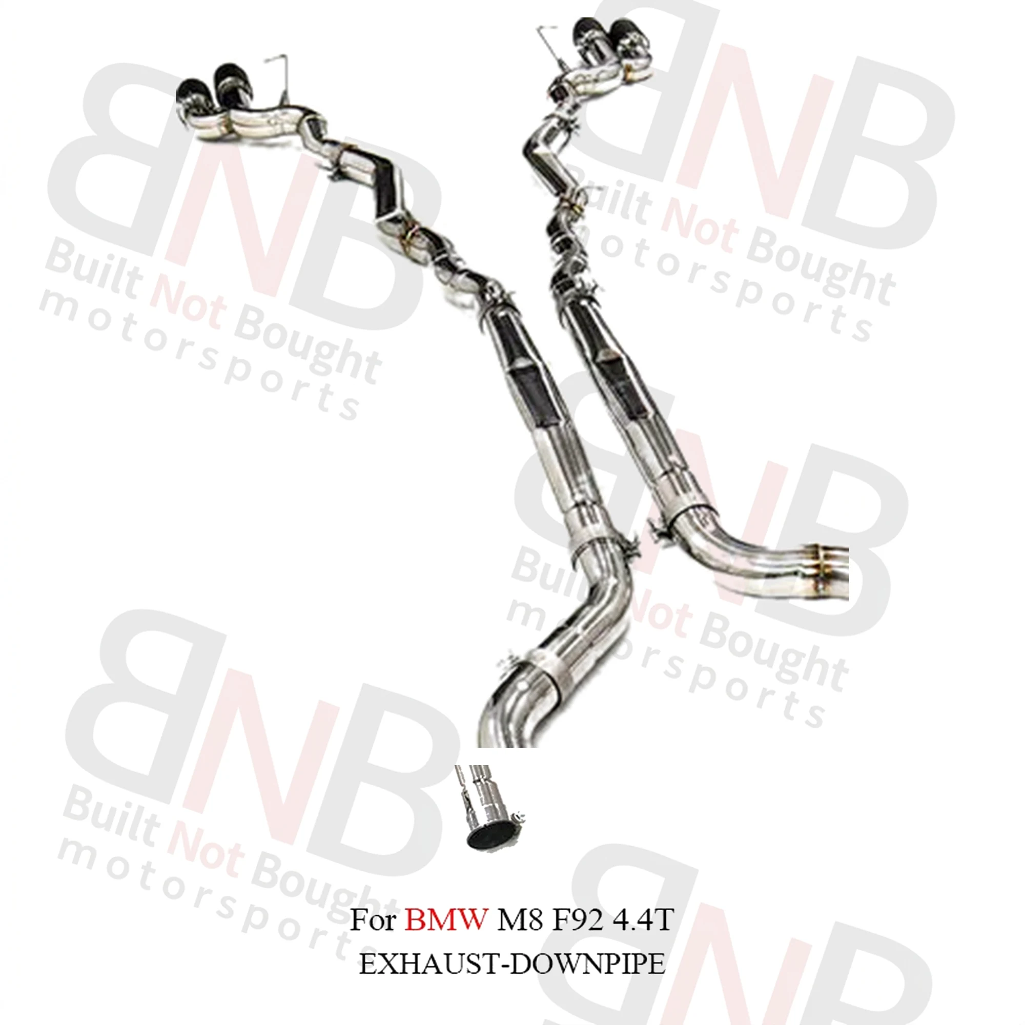 BNB Titaniumz Catback Exhaust for BMW M8 F92 4.4T Stainless Steel