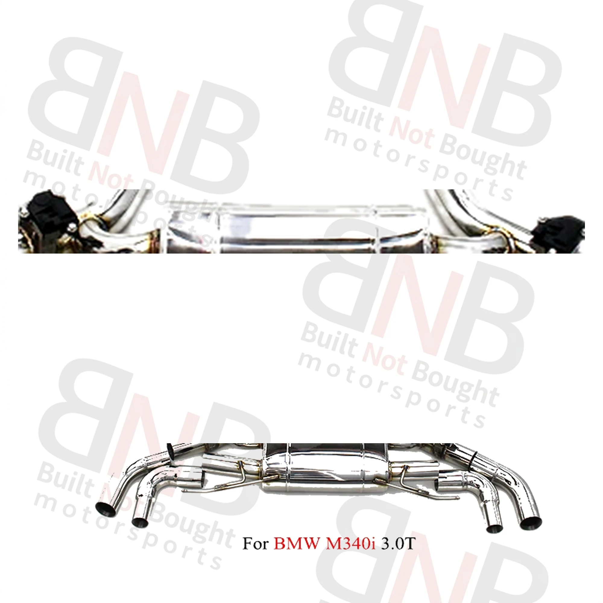 BNB Titaniumz Exhaust Catback for BMW M340i G20 G28 3.0T B58
