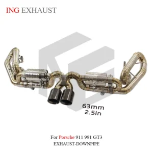 BNB Titaniumz Catback Exhaust for Porsche 911 991 GT3 RS 2017+