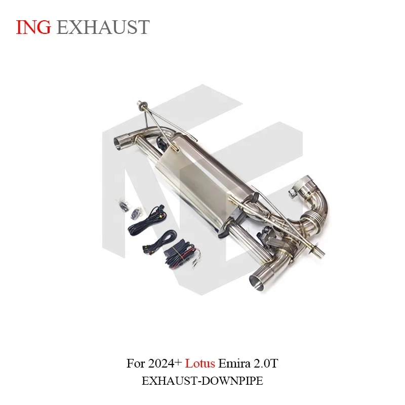 BNB Titaniumz Valved Exhaust Catback Lotus Emira 2.0T 120x50x40cm Silvery