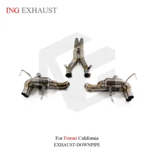 BNB Valvetronic Exhaust Titanium X Catback for Ferrari California