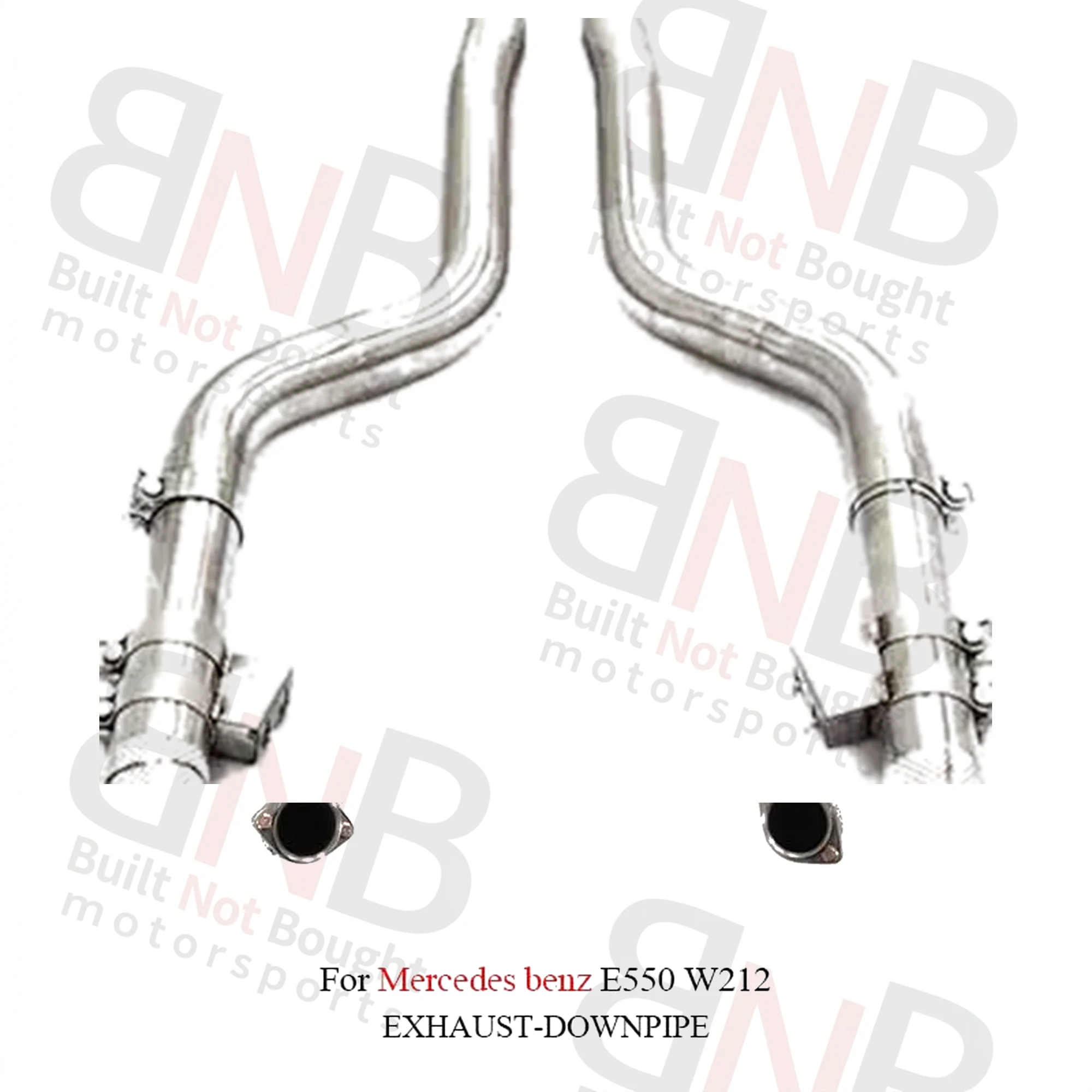 BNB Stainless Steel Downpipe 76mm for Mercedes Benz E550 W212
