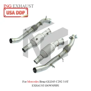BNB Stainless Steel Downpipe for Mercedes Benz GLE43 C292 3.0T