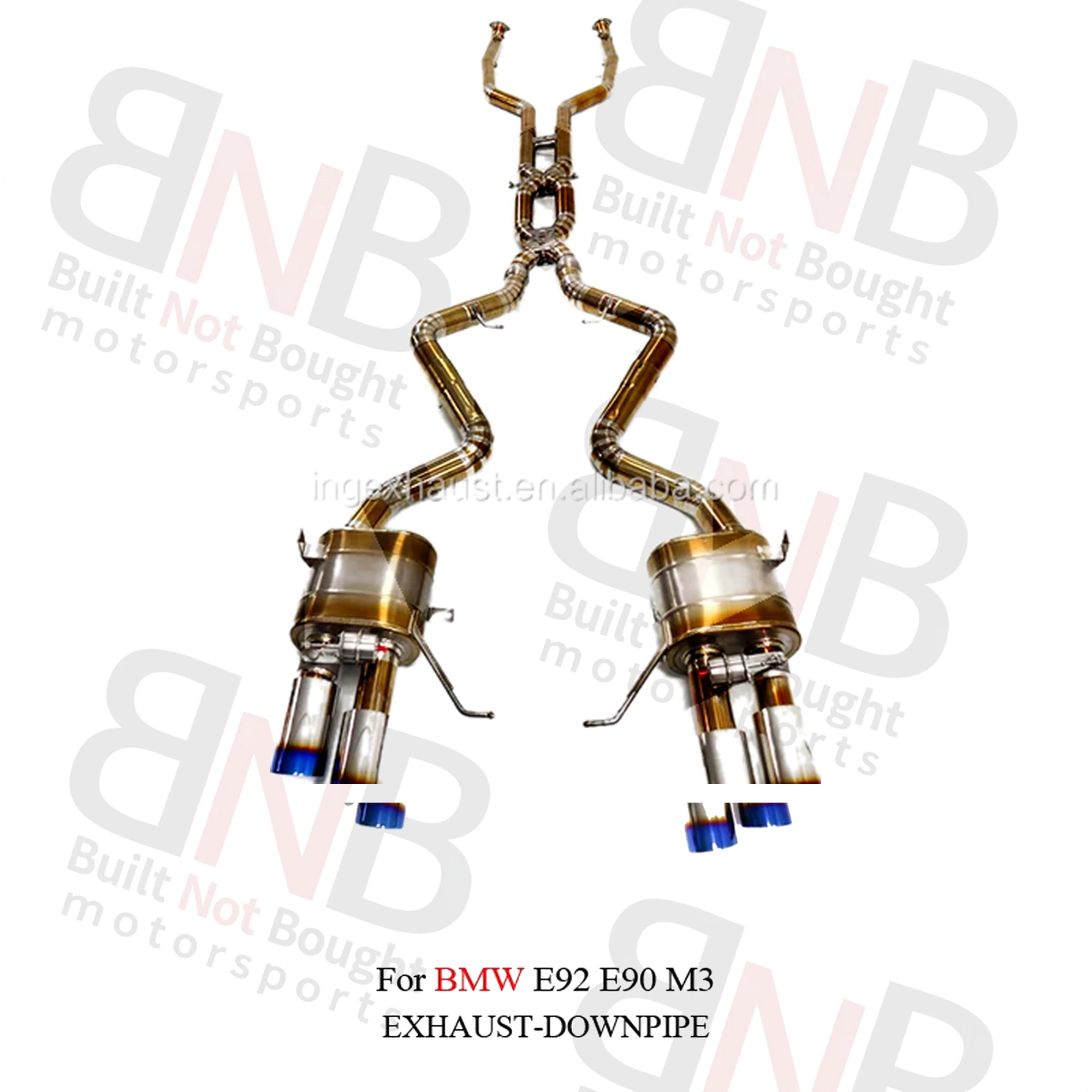 BNB Titaniumz Performance Catback Exhaust for BMW E92/E93 M3 2007-2009