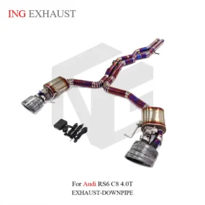 BNB Titaniumz Titanium Alloy Catback Exhaust for Audi RS6 RS7 C8 4.0T
