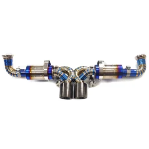 BNB Titanium Catback Exhaust Porsche 911 991 GT3 RS 2017+ Golden