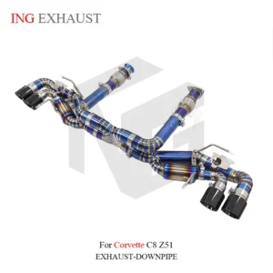 BNB Titaniumz Exhaust Catback for Chevrolet Corvette C8 6.2L Stock Valve
