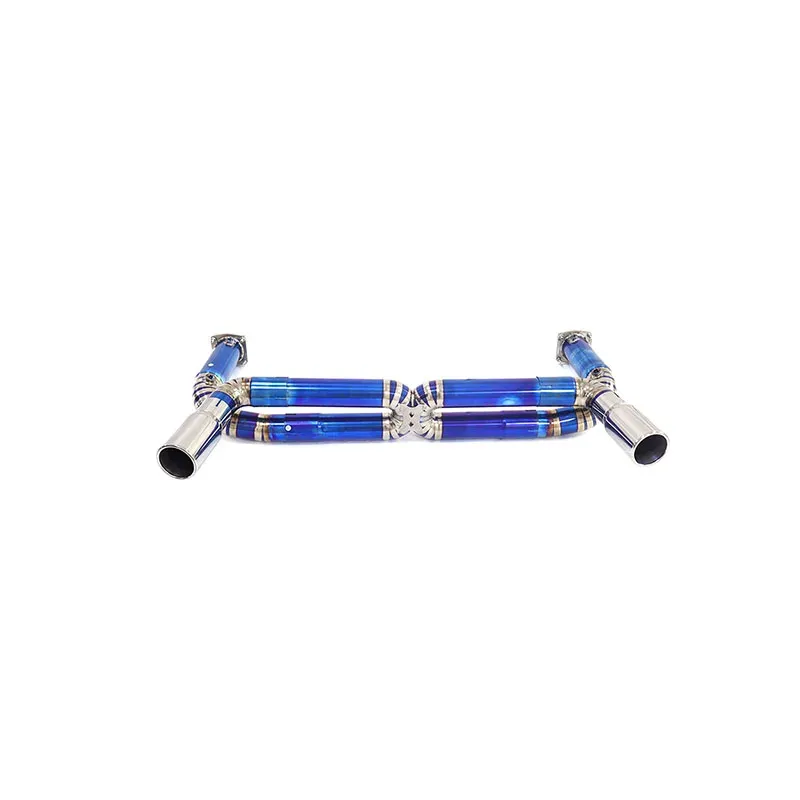BNB Titaniumz Catback Exhaust for Porsche 911 997.1 Turbo Blue