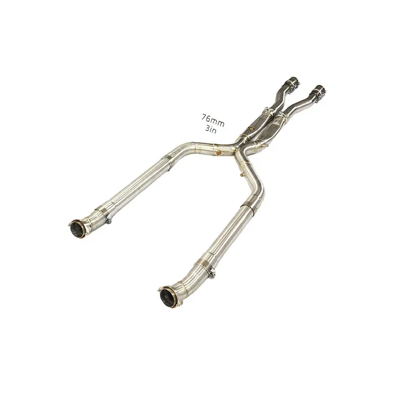 BNB Titaniumz M8 High Quality Exhaust Stainless Steel Exhaust System Mid Pipe for BMW M8 LCI Accessory Auto Performance Parts