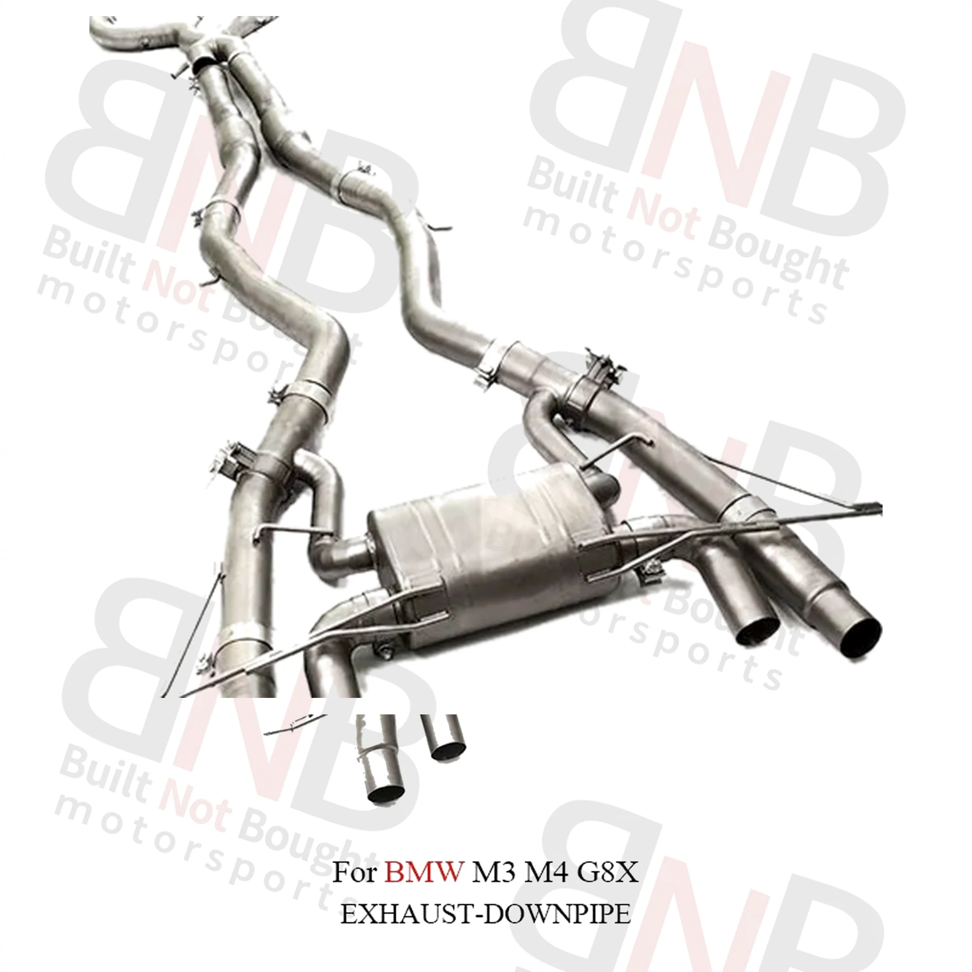 BNB Valvetronic Exhaust System for BMW M3 M4 G8X Stainless Steel